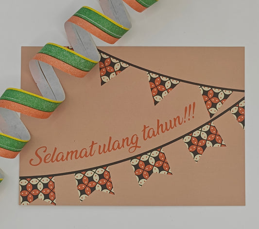 Selamat ulang tahun wenskaart