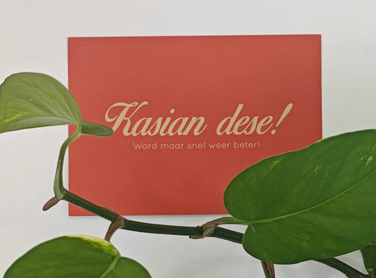 Kasian dese wenskaart