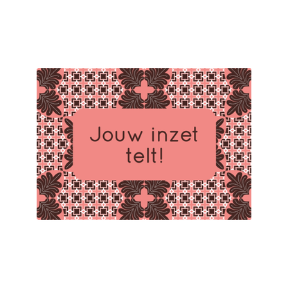Deze is voor jou | Waarderingskaarten