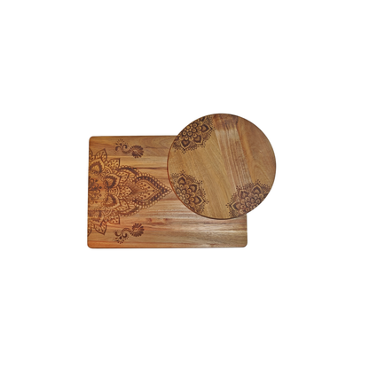 Decoratieplank Acaciahout recht