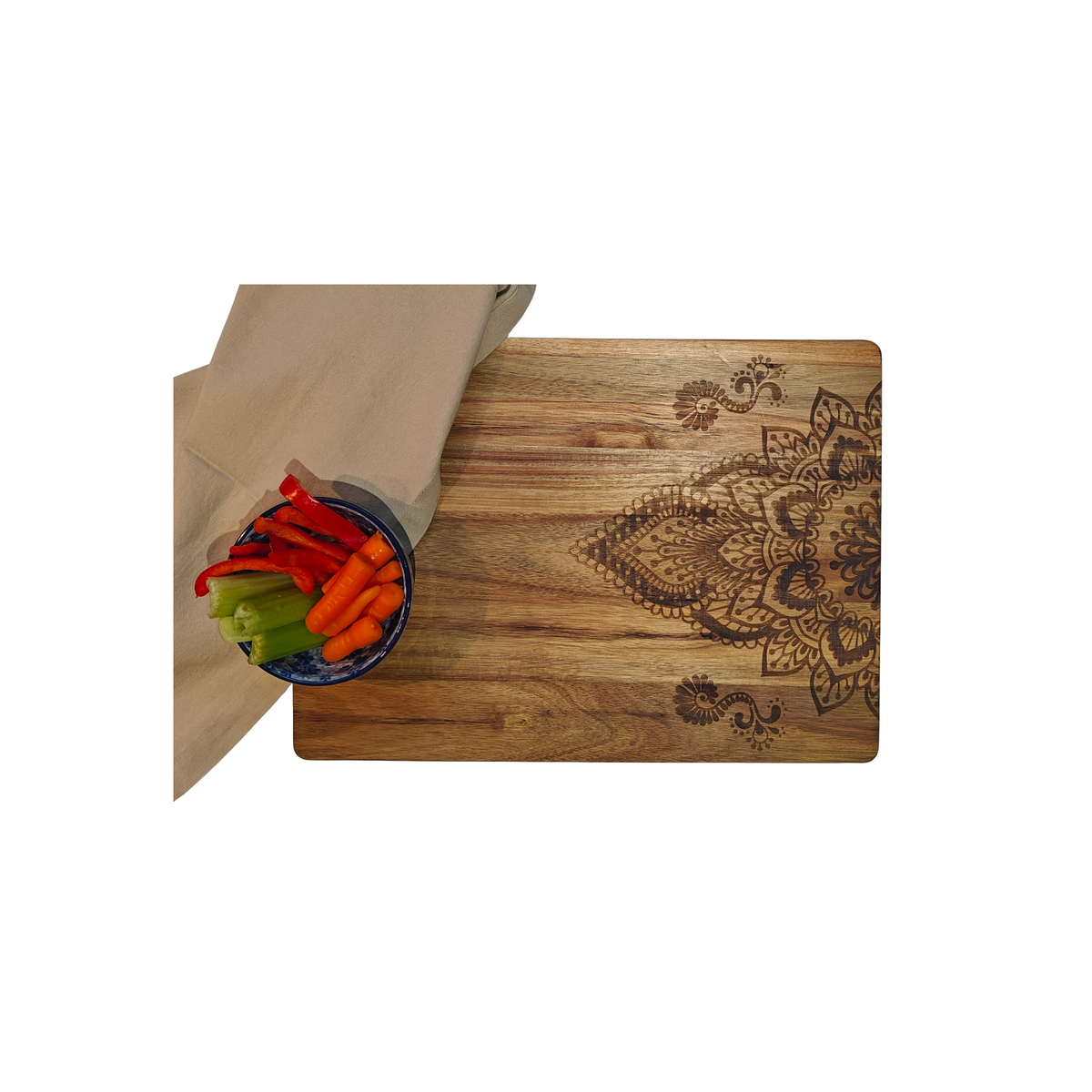 Decoratieplank Acaciahout recht