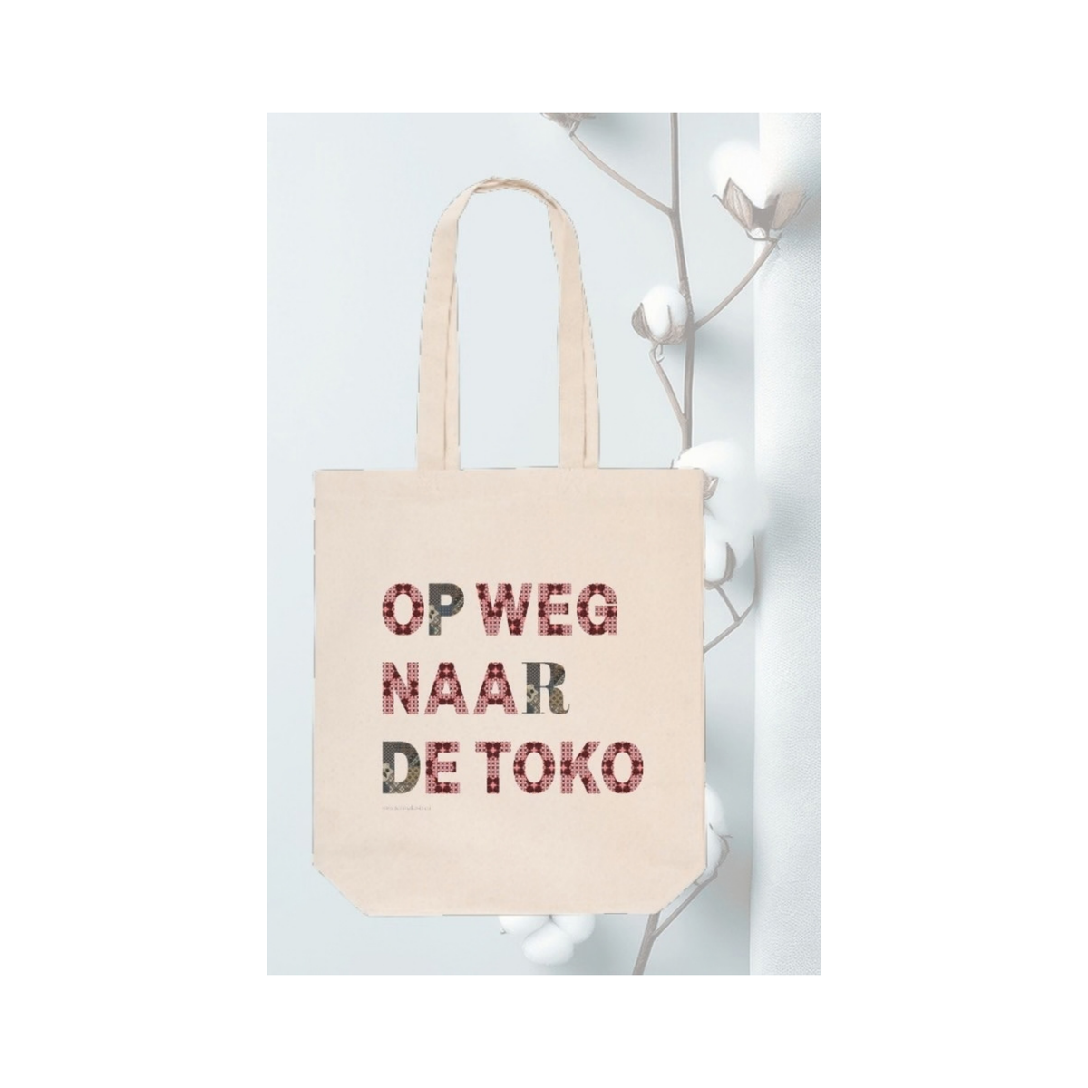 Canvas shopper Naar De Toko