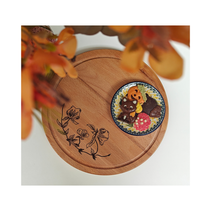 Borrelplank rond bloemen