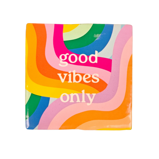 Tegeltje Good Vibes Only