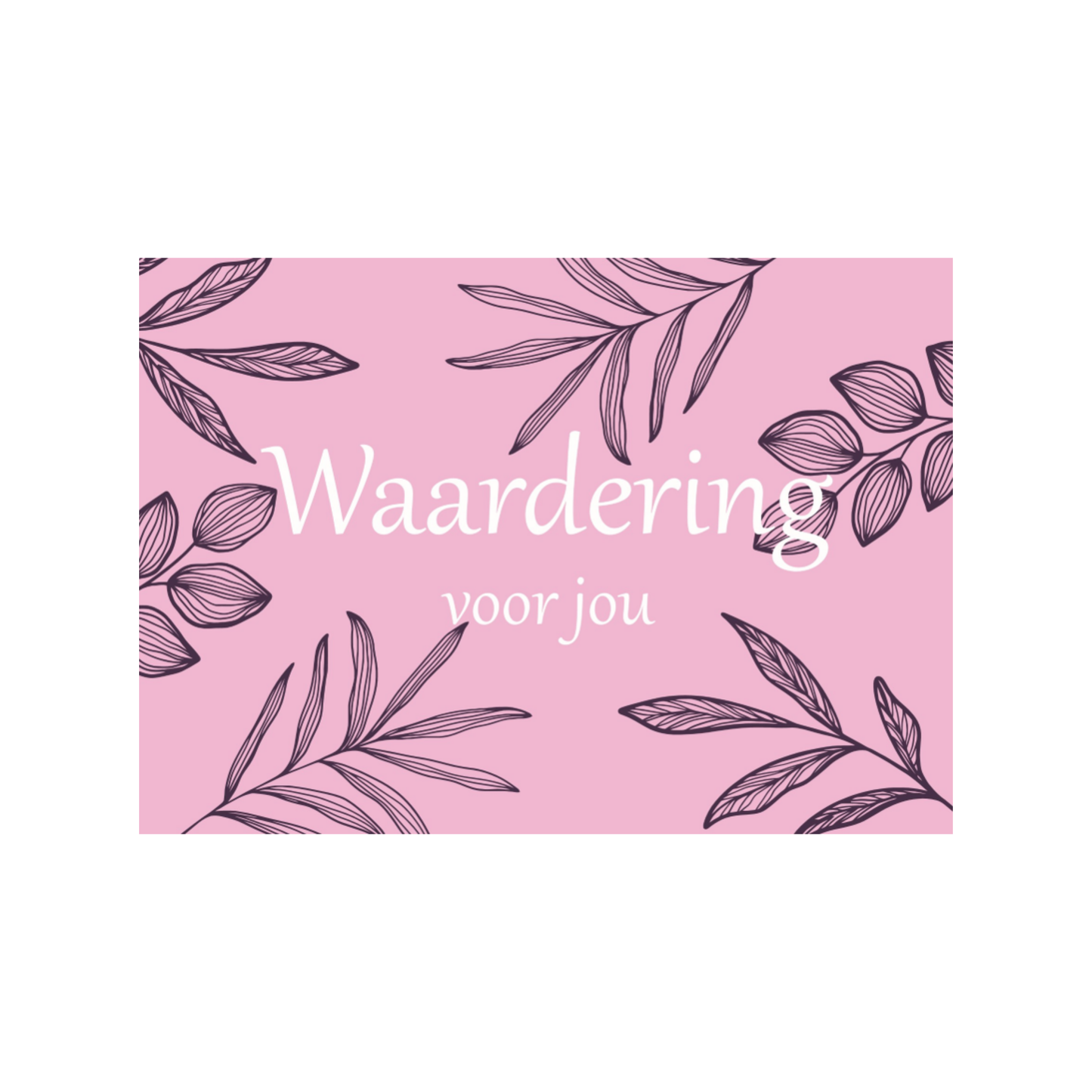 Deze is voor jou | Waarderingskaarten