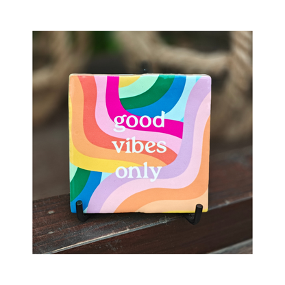 Tegeltje Good Vibes Only