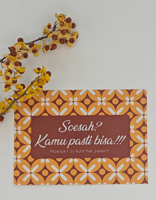 Soesah wenskaart