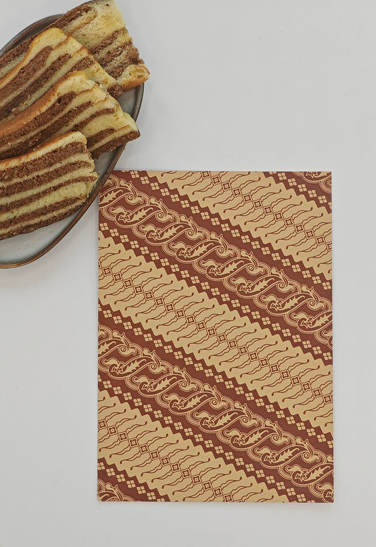 Batik wenskaart