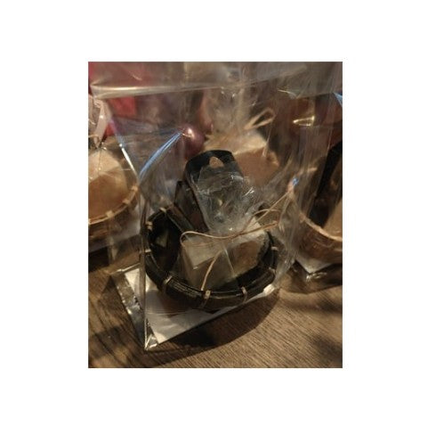 Cadeauzakje met amberblokje