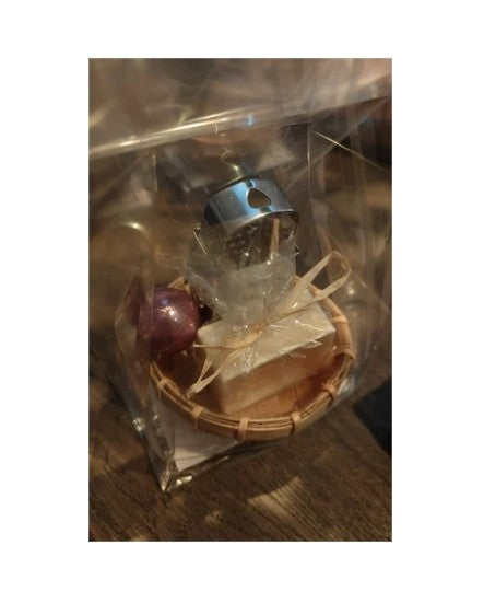 Cadeauzakje met amberblokje