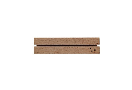 Houten kaarthouder met hartje – licht hout