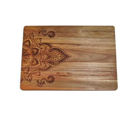 Borrelplank Acaciahout recht