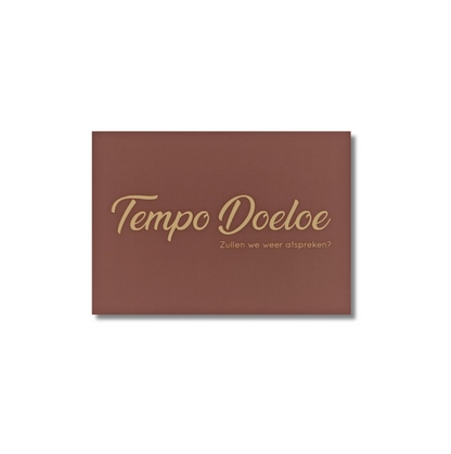 Tempo doeloe wenskaart