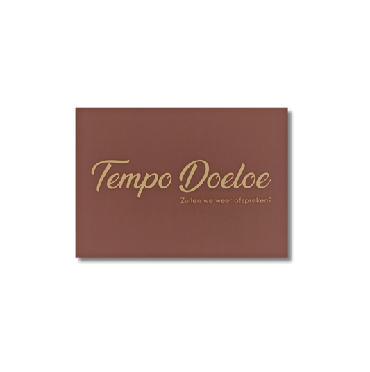 Tempo doeloe wenskaart