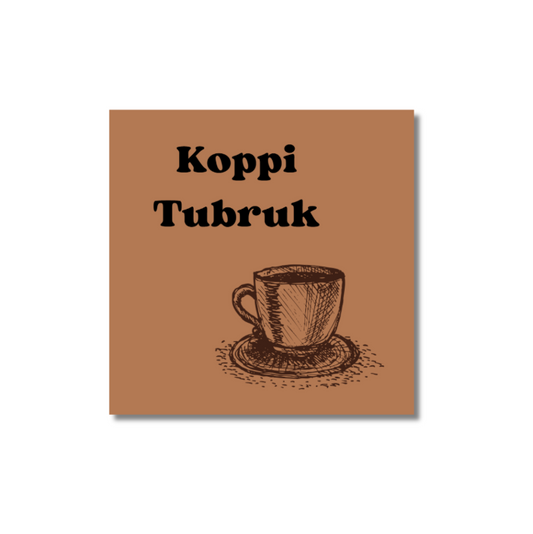 Tegeltje Koppi Tubruk