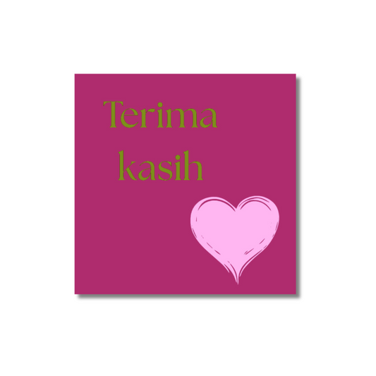 Tegeltje Terima Kasih