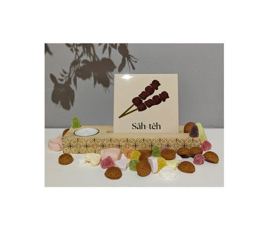 Tegelhouder met waxinelichtje