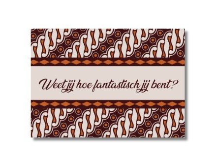 Wenskaart Fantastisch