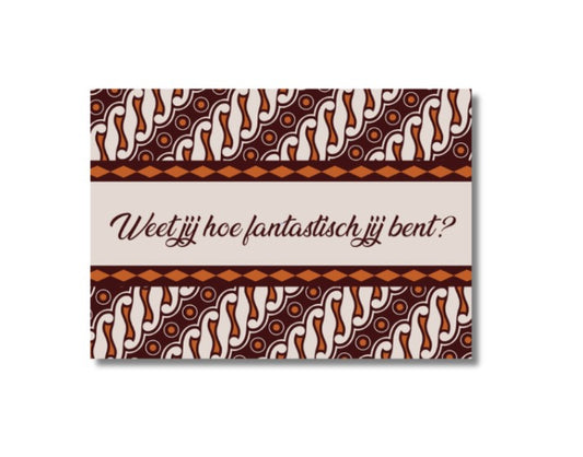 Wenskaart Fantastisch